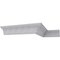 Ekena Millwork 4 3/4"H x 4 1/2"P x 6 5/8"F x 94 1/2"L, (3 7/8" Repeat), Floral Crown Moulding MLD04X04X06FL - alternate 10